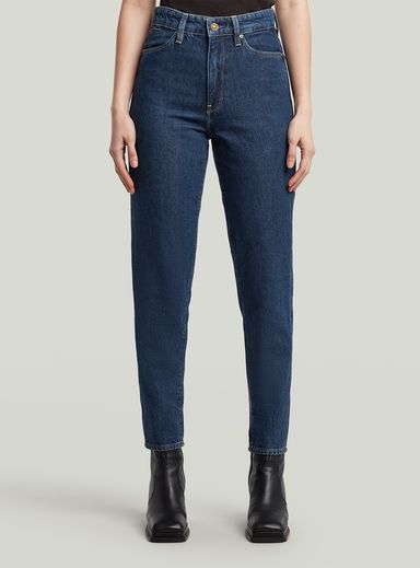 Janeh Ultra High Mom Ankle Jeans